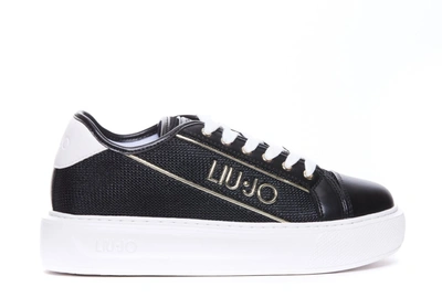 Shop Liu •jo Liu Jo Sneakers In Black