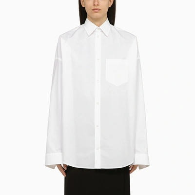 Balenciaga Cotton Shirt In White