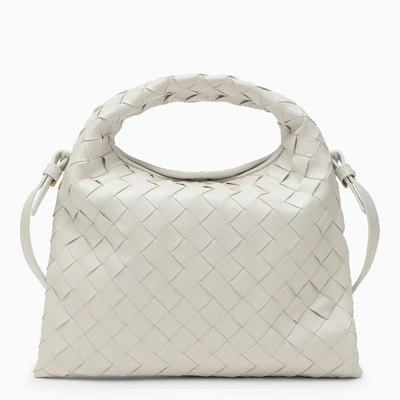 Shop Bottega Veneta | White Mini Hop Crossbody Bag