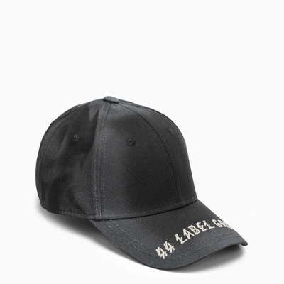 Shop 44 Label Group | Black Visor Hat With Logo Embroidery