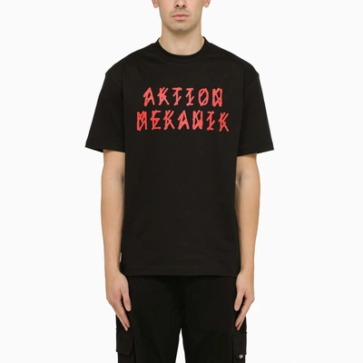Shop 44 Label Group Printed Black Crew-neck T-shirt
