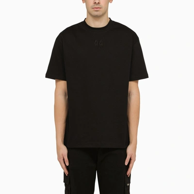 Shop 44 Label Group | 44 Gaffer Print Black Crew-neck T-shirt
