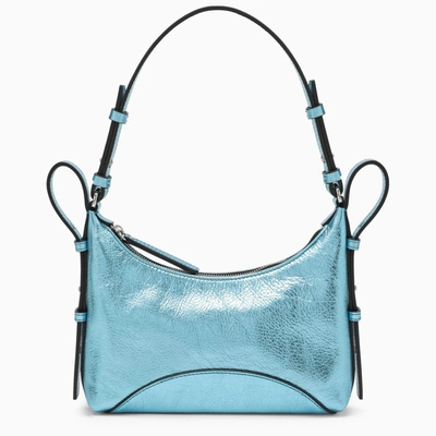 Shop Zanellato | Mita Bag In Blue Laminated Leather