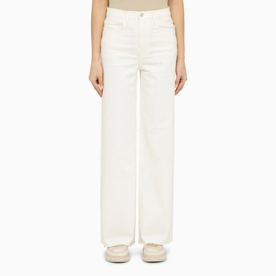 Shop Frame Le Jane White Denim Jeans
