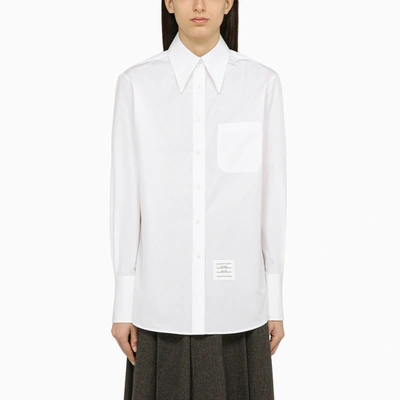 Shop Thom Browne | White Cotton Shirt