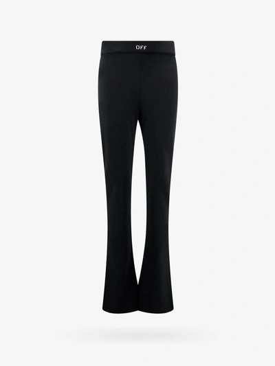 Off-white Flared Leggings With In Black