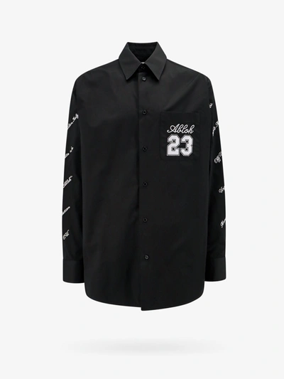 Shop Off-white Shirt In Black