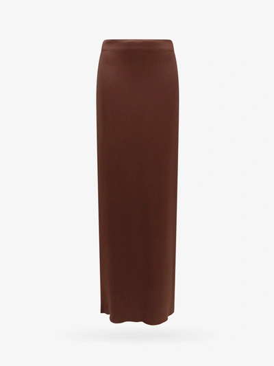 Shop Erika Cavallini Skirt In Brown