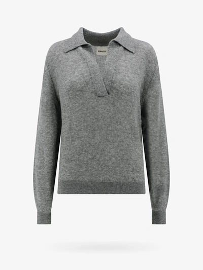 Shop Khaite Sweater In Grey