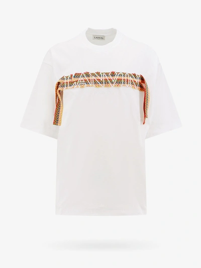Shop Lanvin Paris T-shirt In White