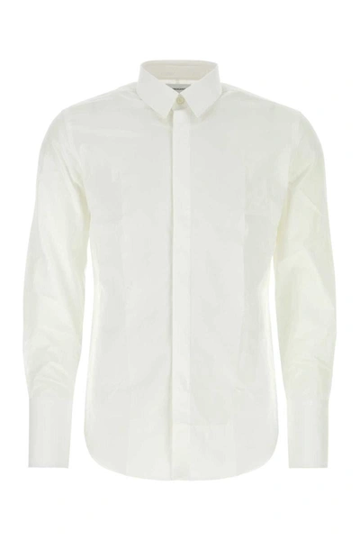 Shop Ferragamo Salvatore  Shirts In White