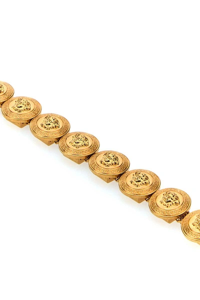 Versace Tribute Medusa Chain Bracelet In Gold