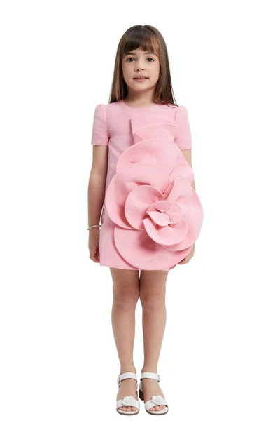 Shop Bardot Junior Kids' Domonique Ruffle Party Dress In Bliss Pink