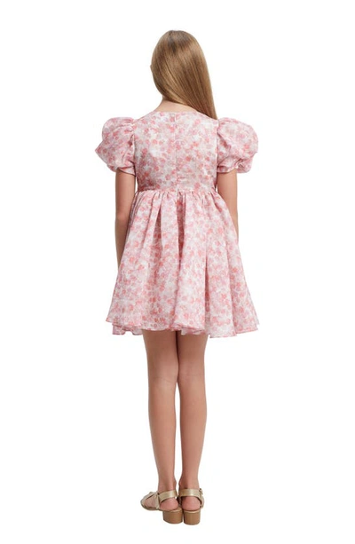 Shop Bardot Junior Kids' Posy Poof Floral Puff Sleeve Party Dress In Posy Ditsy