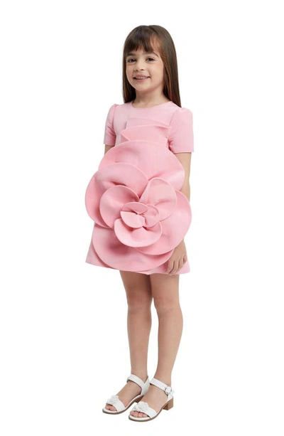 Shop Bardot Junior Kids' Domonique Ruffle Party Dress In Bliss Pink