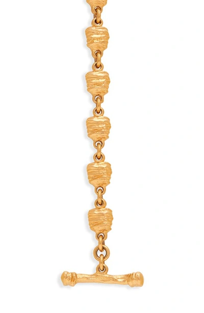 Shop Tom Ford Moon Station Y-necklace In 1y049 Vintage Gold