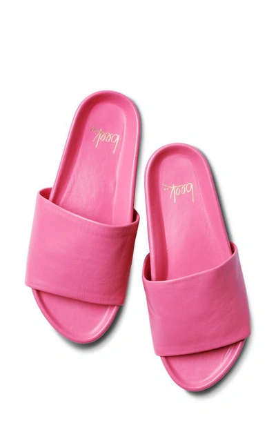Shop Beek Pelican Slide Sandal In Hibiscus