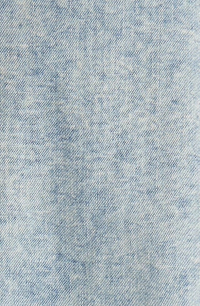 Frame Tie Neck Denim Top In Aries