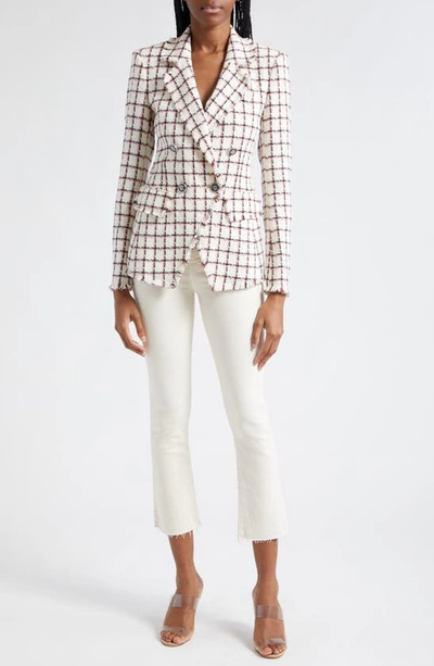Veronica Beard Taja Dickey Jacket In Ecru Multi