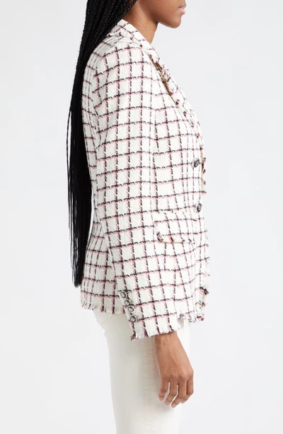 Veronica Beard Taja Dickey Jacket In Ecru Multi