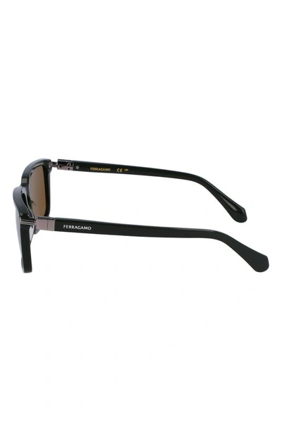 Ferragamo Sonnenbrillen In Dark Green