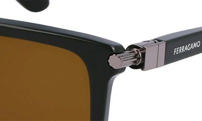 Ferragamo Sonnenbrillen In Dark Green