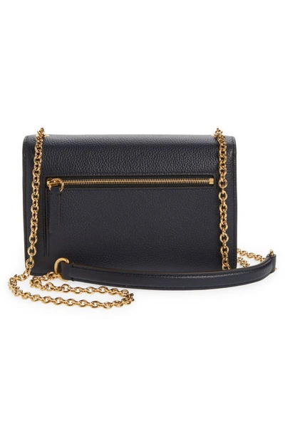 Shop Mulberry Small Darley Leather Clutch In Night Sky