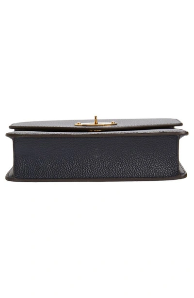 Shop Mulberry Small Darley Leather Clutch In Night Sky