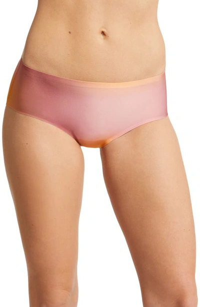 Shop Chantelle Lingerie Soft Stretch Seamless Hipster Panties In Gradient Multico Print