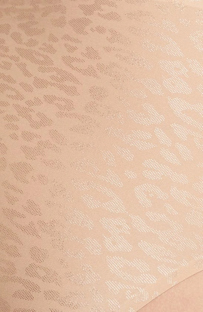 Shop Chantelle Lingerie Soft Stretch High Waist Briefs In Leopard Shimmer Print