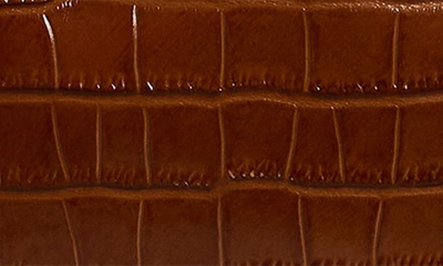 Shop Ted Baker Daraley Croc Embossed Leather Crossbody Bag In Brown