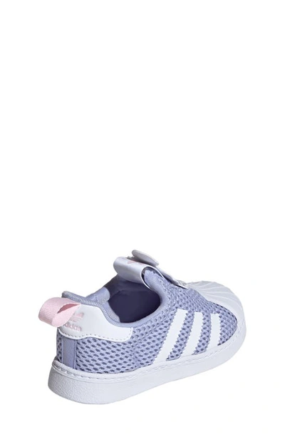 Shop Adidas Originals X Disney Superstar 360 Sneaker In Violet Tone/ White/ Pink