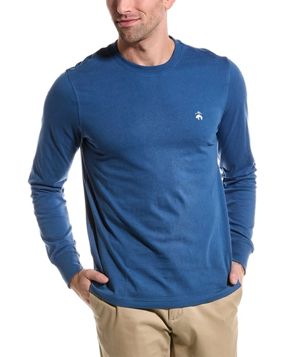 Shop Brooks Brothers Classic T-shirt In Blue