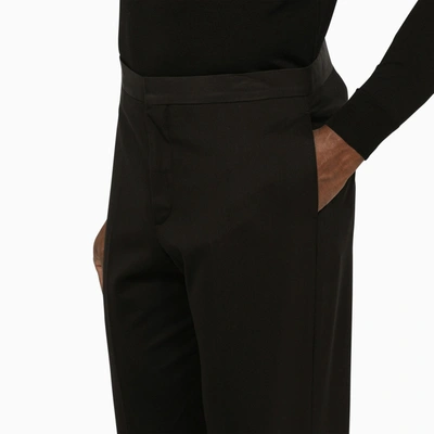 Shop Off-white Off White™ Black Wool Tailored Trousers