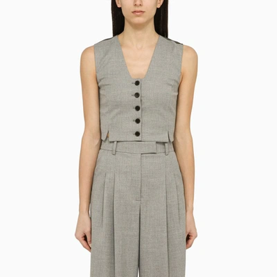 Shop By Malene Birger Betta Waistcoat In Grey