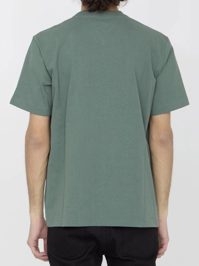 Shop Bottega Veneta Cotton T-shirt In Green