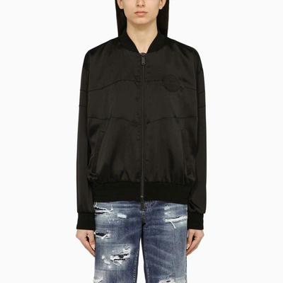 Shop Dsquared2 Bomber Jacket With Logo In Black
