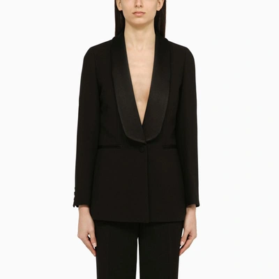 Shop Ivy & Oak Ivy Oak Single-breasted Jacket In Cotton In Black