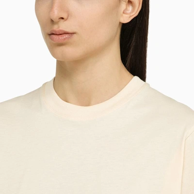 Shop Loulou Studio Ivory Crewneck T-shirt In White