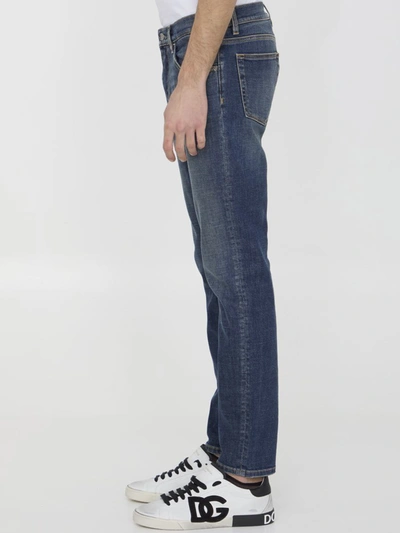 Shop Dolce & Gabbana Slim Jeans In Blue