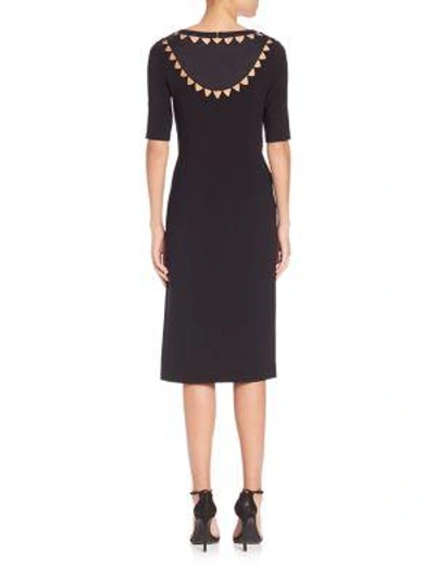 Shop Altuzarra Cutout Minnie Dress In Black