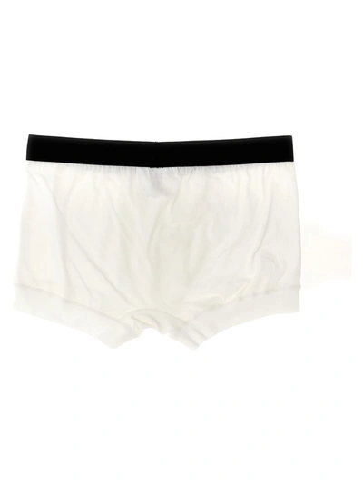 Shop Dsquared2 2-pack Elastic Logo Boxer Shorts Underwear, Body White/black