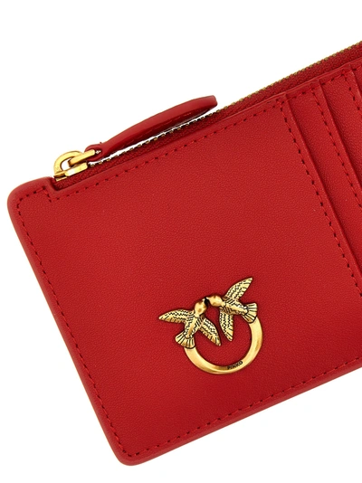 Shop Pinko Airone Wallets, Card Holders Red