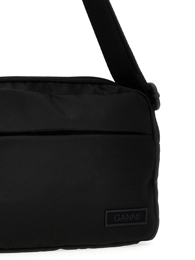 Shop Ganni Camera Bag Crossbody Bag Crossbody Bags Black