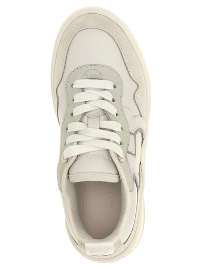 Shop Ferragamo Dania Sneakers White