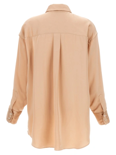 Shop Fabiana Filippi Silk Shirt Shirt, Blouse Pink