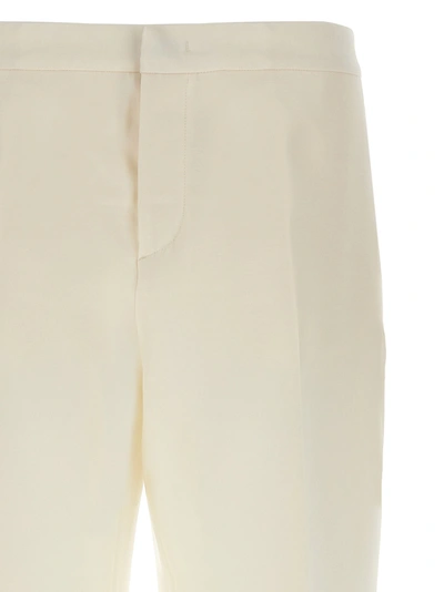 Shop Fabiana Filippi Tailored Trousers Pants White