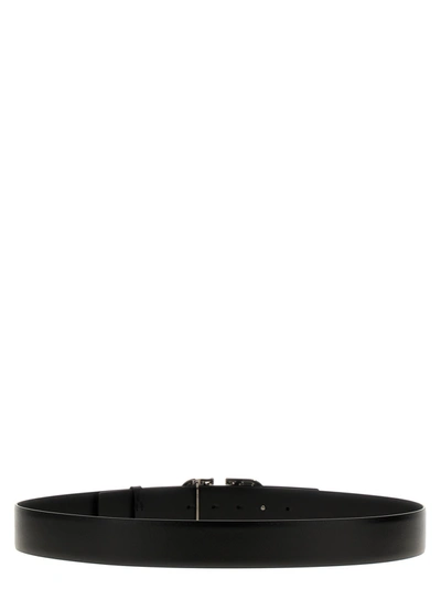 Shop Valentino Vlogo Signature Belts Black