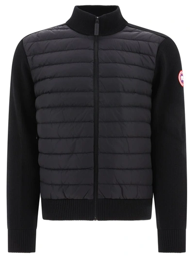 Shop Canada Goose "hybridge® Knit" Jacket In Black