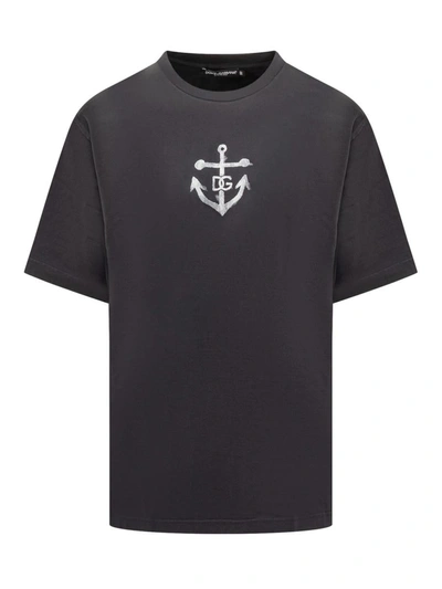 Shop Dolce & Gabbana Navy T-shirt In Blue